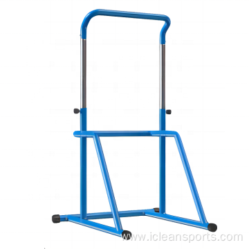 Height Adjustable Pull Up Bar Dip Station